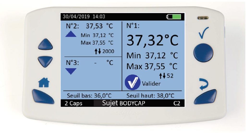 eCelsius monitor - body temeperature measurment